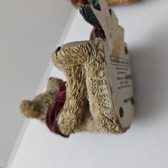 Boyds Bears And Friends 6E/198 & 7E/160 You Belong To Me 2 Bear Set Red Scarf - Picture 9 of 16